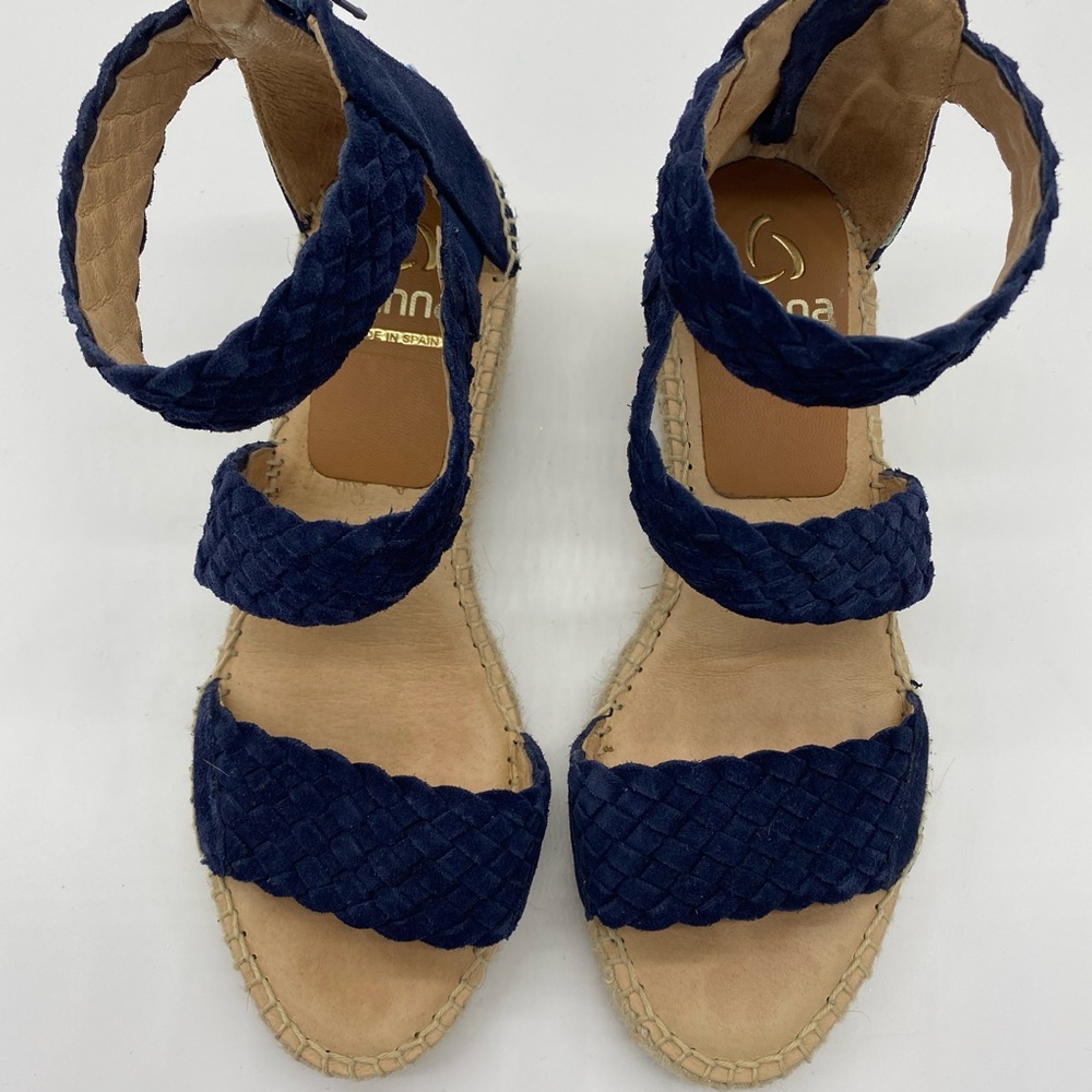 Kanna Navy Espadrilles - Picture 7 of 9